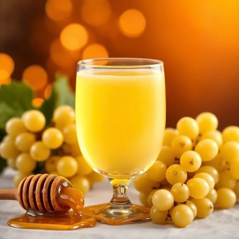 Golden White Grape Pyment image